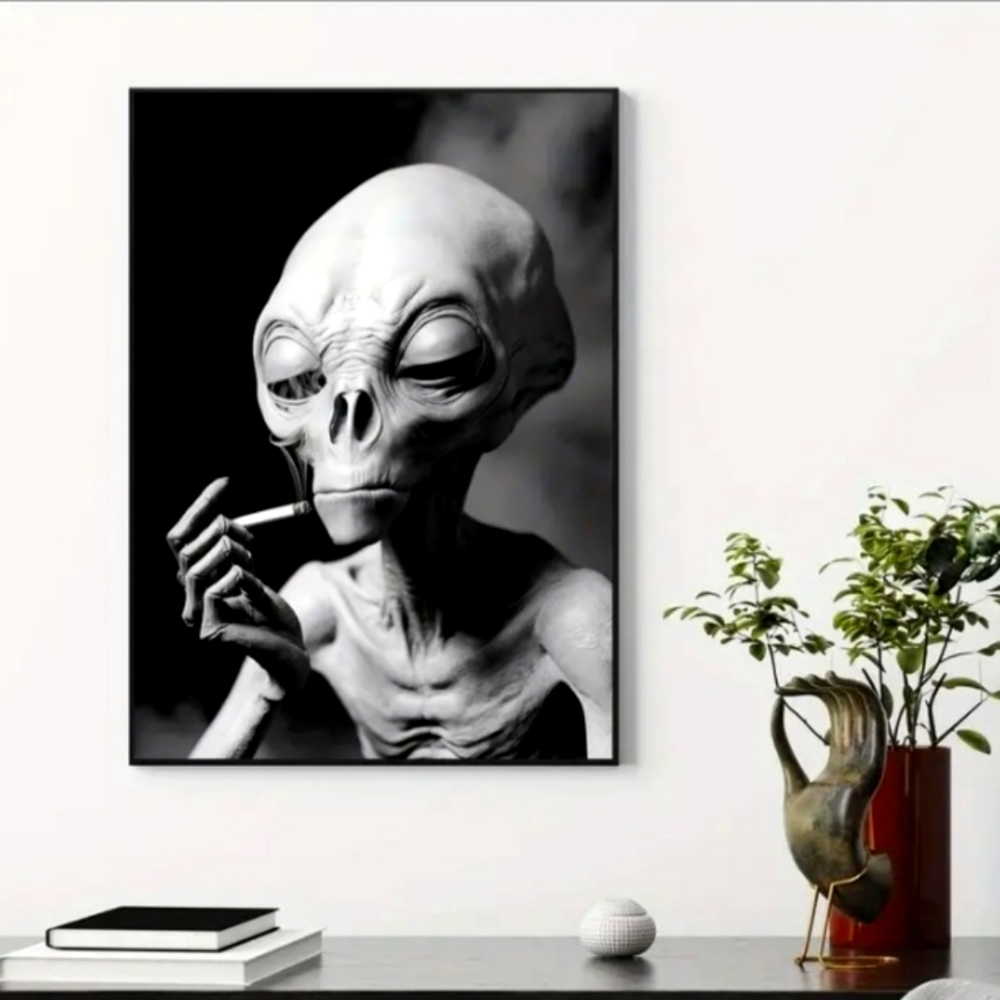 Alien canvas print